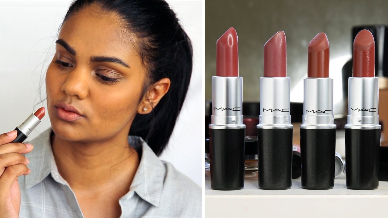 mac lipstick for dark skin 2016
